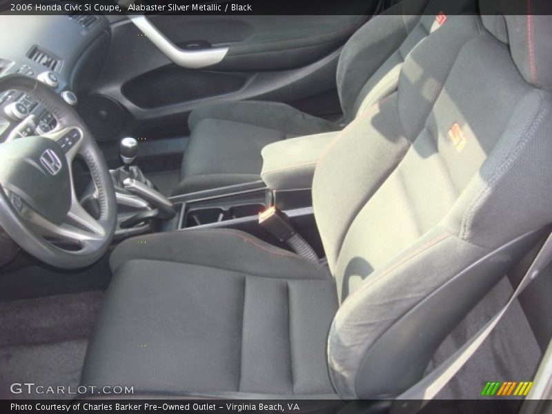 Alabaster Silver Metallic / Black 2006 Honda Civic Si Coupe