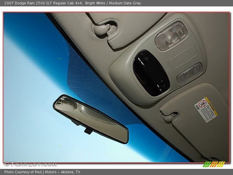 Bright White / Medium Slate Gray 2007 Dodge Ram 2500 SLT Regular Cab 4x4