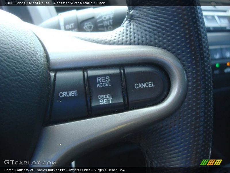 Alabaster Silver Metallic / Black 2006 Honda Civic Si Coupe