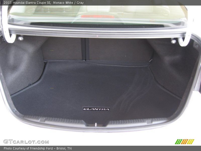 Monaco White / Gray 2013 Hyundai Elantra Coupe SE