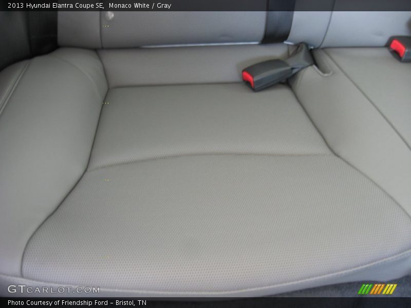 Monaco White / Gray 2013 Hyundai Elantra Coupe SE