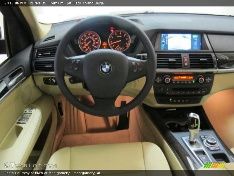 Jet Black / Sand Beige 2013 BMW X5 xDrive 35i Premium