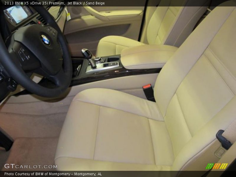Jet Black / Sand Beige 2013 BMW X5 xDrive 35i Premium