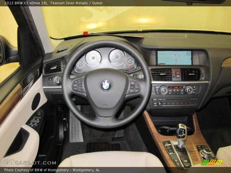 Titanium Silver Metallic / Oyster 2013 BMW X3 xDrive 28i