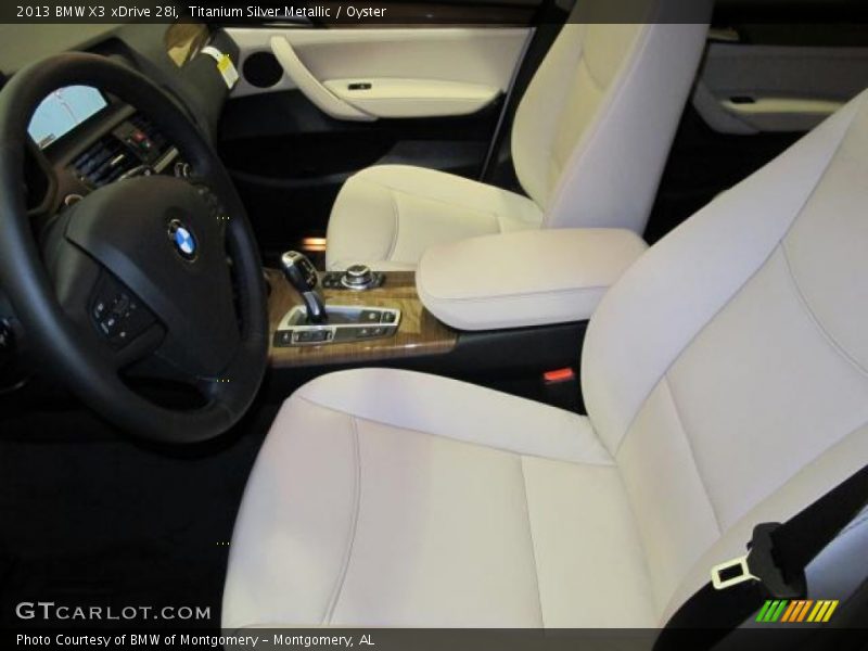 Titanium Silver Metallic / Oyster 2013 BMW X3 xDrive 28i