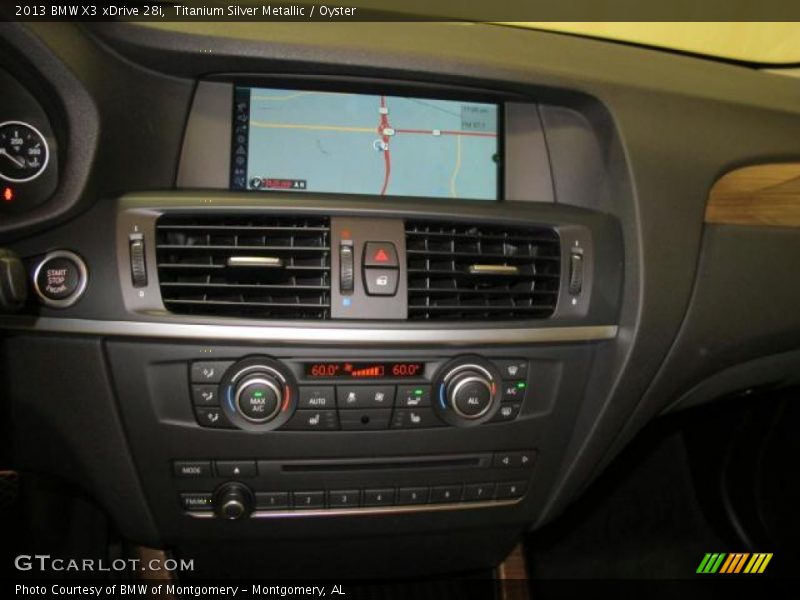 Titanium Silver Metallic / Oyster 2013 BMW X3 xDrive 28i