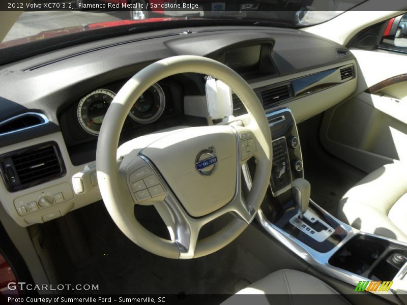 Flamenco Red Metallic / Sandstone Beige 2012 Volvo XC70 3.2