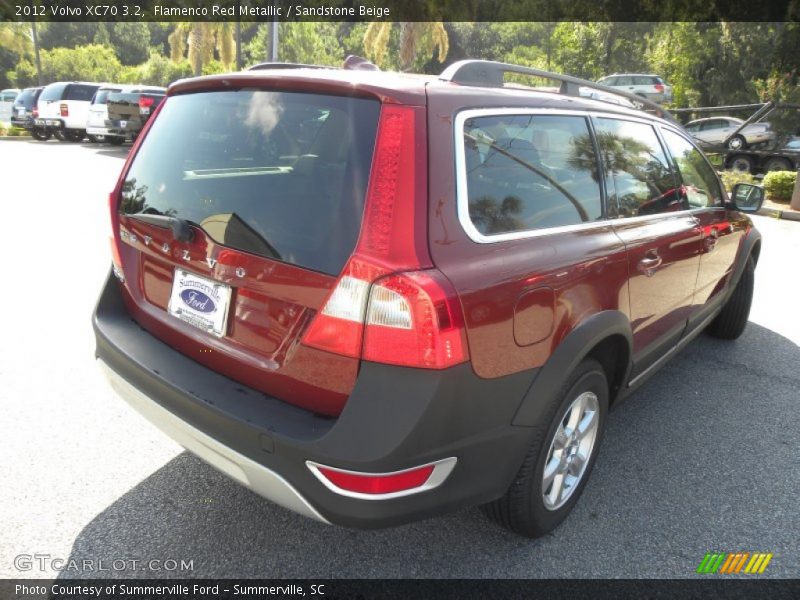 Flamenco Red Metallic / Sandstone Beige 2012 Volvo XC70 3.2