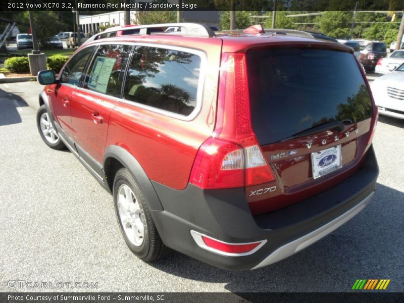 Flamenco Red Metallic / Sandstone Beige 2012 Volvo XC70 3.2