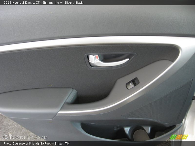Shimmering Air Silver / Black 2013 Hyundai Elantra GT