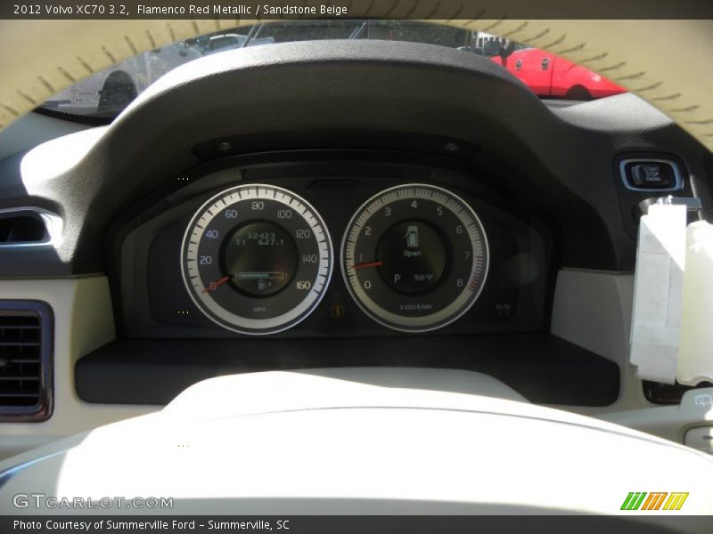 Flamenco Red Metallic / Sandstone Beige 2012 Volvo XC70 3.2