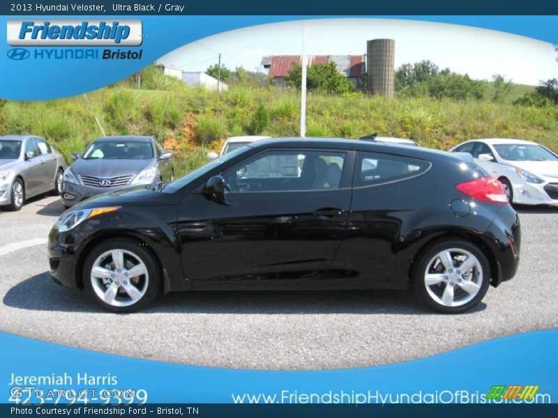 Ultra Black / Gray 2013 Hyundai Veloster