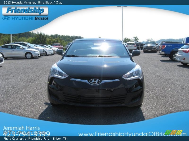 Ultra Black / Gray 2013 Hyundai Veloster