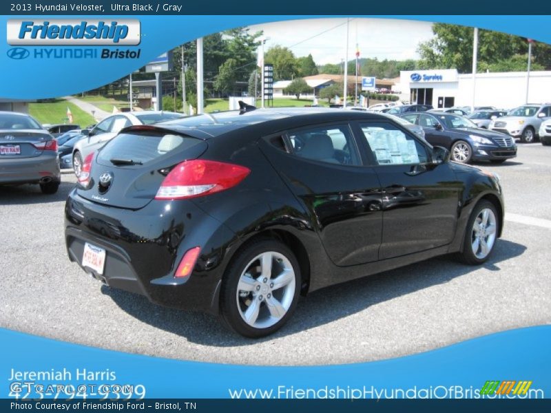 Ultra Black / Gray 2013 Hyundai Veloster