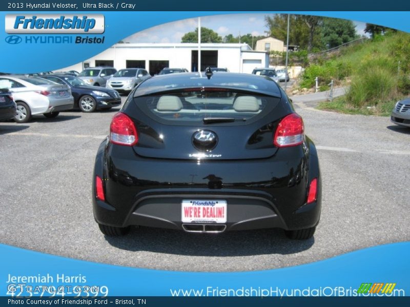 Ultra Black / Gray 2013 Hyundai Veloster