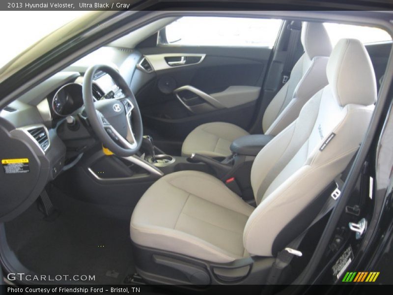 Ultra Black / Gray 2013 Hyundai Veloster