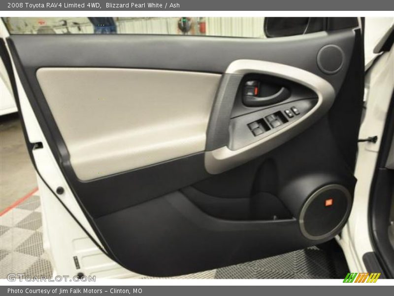 Blizzard Pearl White / Ash 2008 Toyota RAV4 Limited 4WD