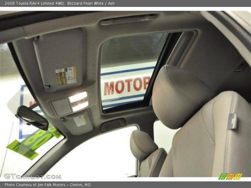 Blizzard Pearl White / Ash 2008 Toyota RAV4 Limited 4WD