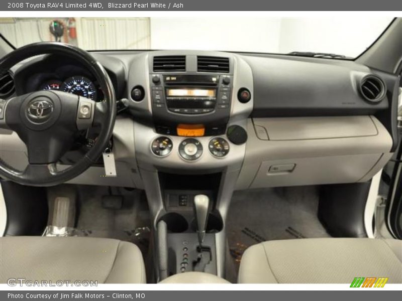 Blizzard Pearl White / Ash 2008 Toyota RAV4 Limited 4WD