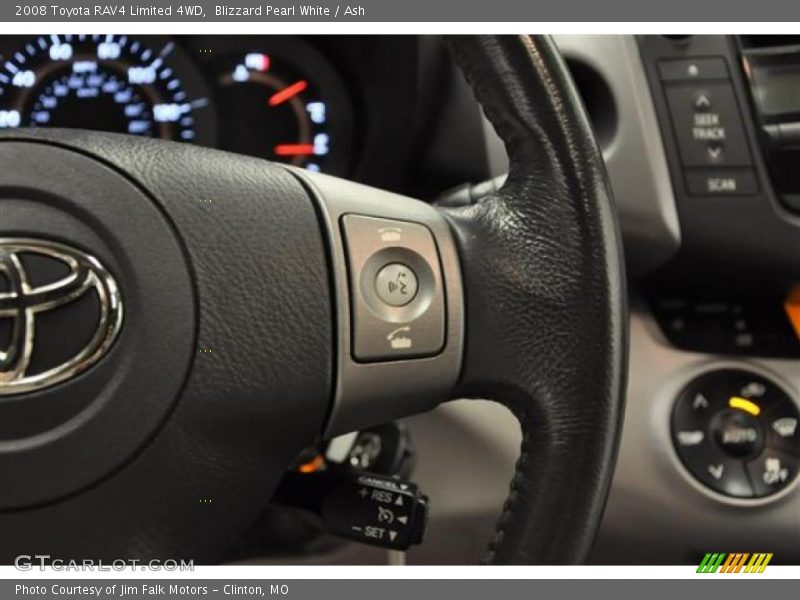 Blizzard Pearl White / Ash 2008 Toyota RAV4 Limited 4WD