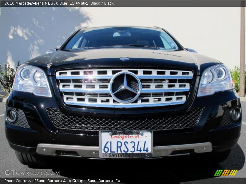 Black / Black 2010 Mercedes-Benz ML 350 BlueTEC 4Matic