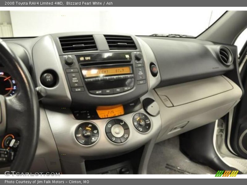 Blizzard Pearl White / Ash 2008 Toyota RAV4 Limited 4WD