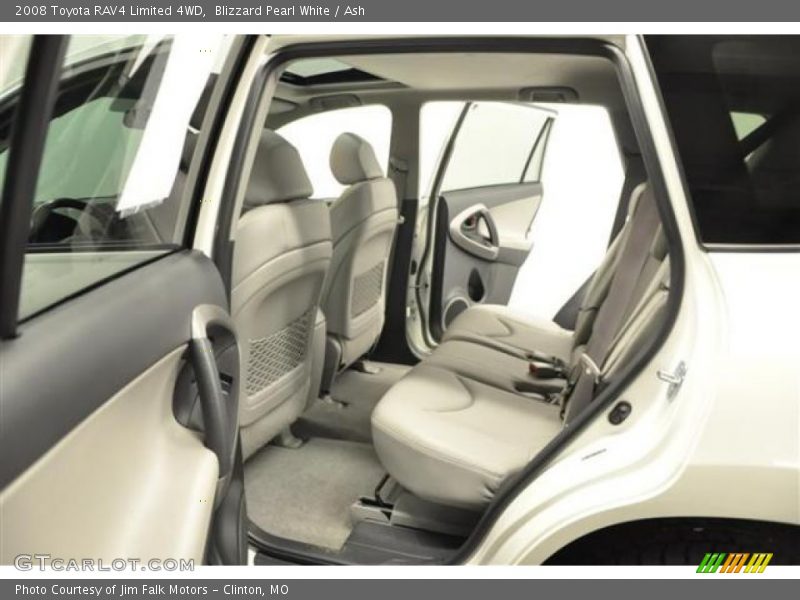 Blizzard Pearl White / Ash 2008 Toyota RAV4 Limited 4WD