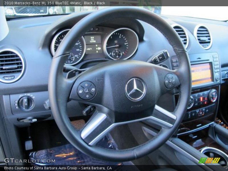 Black / Black 2010 Mercedes-Benz ML 350 BlueTEC 4Matic