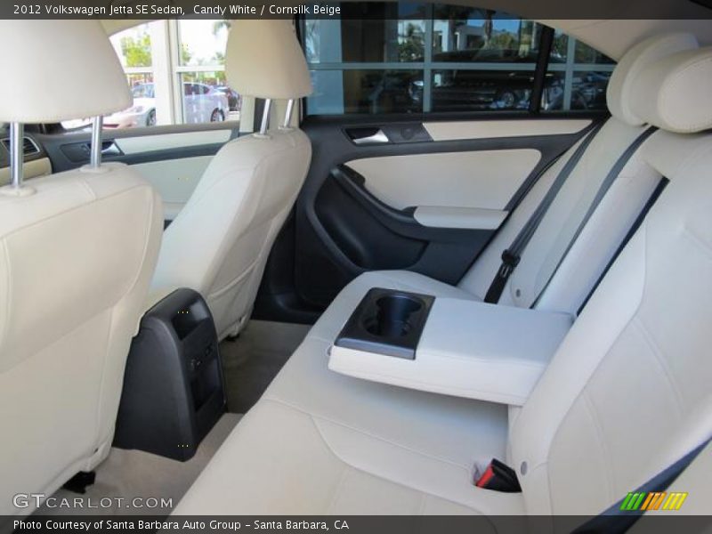 Candy White / Cornsilk Beige 2012 Volkswagen Jetta SE Sedan