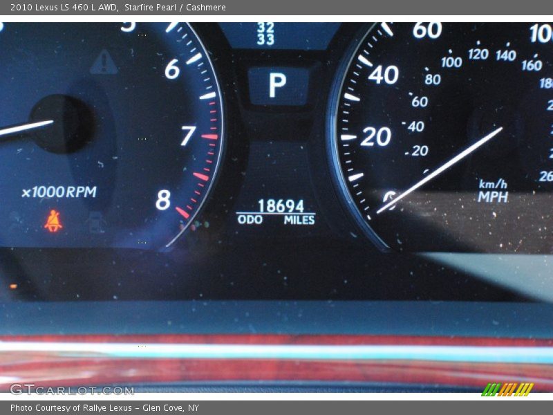 Starfire Pearl / Cashmere 2010 Lexus LS 460 L AWD