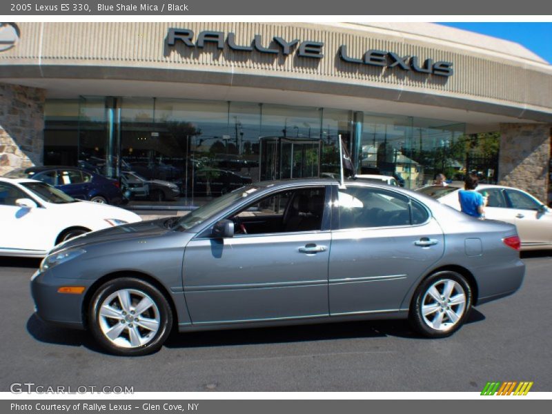 Blue Shale Mica / Black 2005 Lexus ES 330