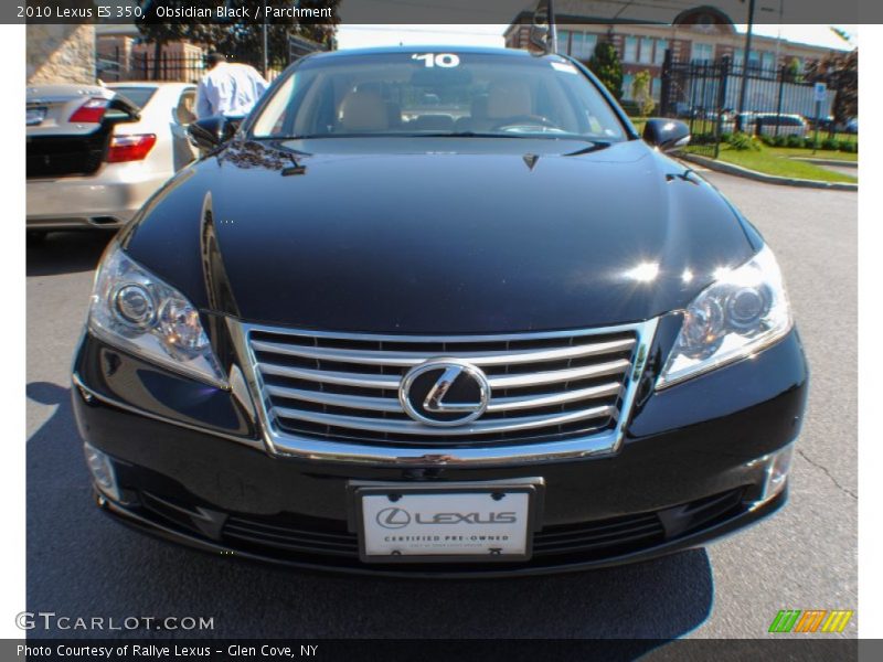 Obsidian Black / Parchment 2010 Lexus ES 350