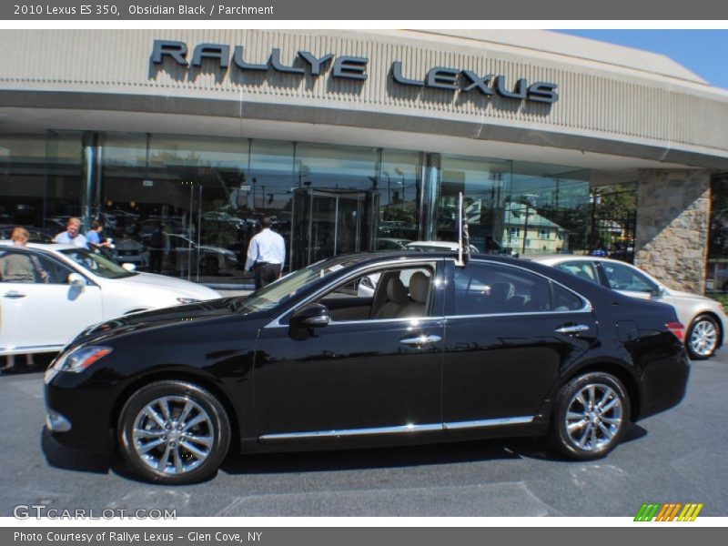Obsidian Black / Parchment 2010 Lexus ES 350