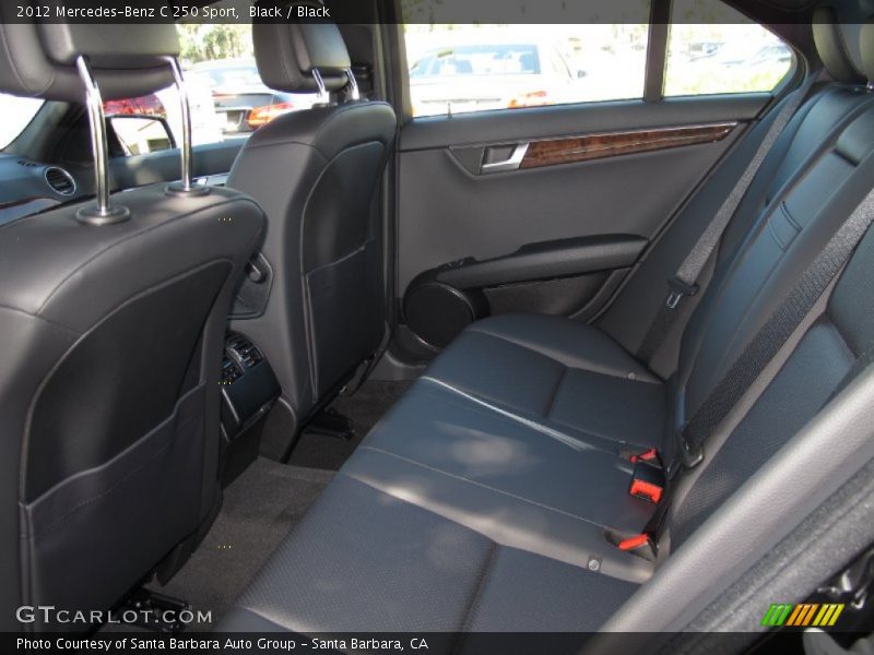 Black / Black 2012 Mercedes-Benz C 250 Sport