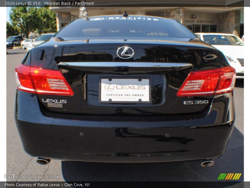 Obsidian Black / Parchment 2010 Lexus ES 350