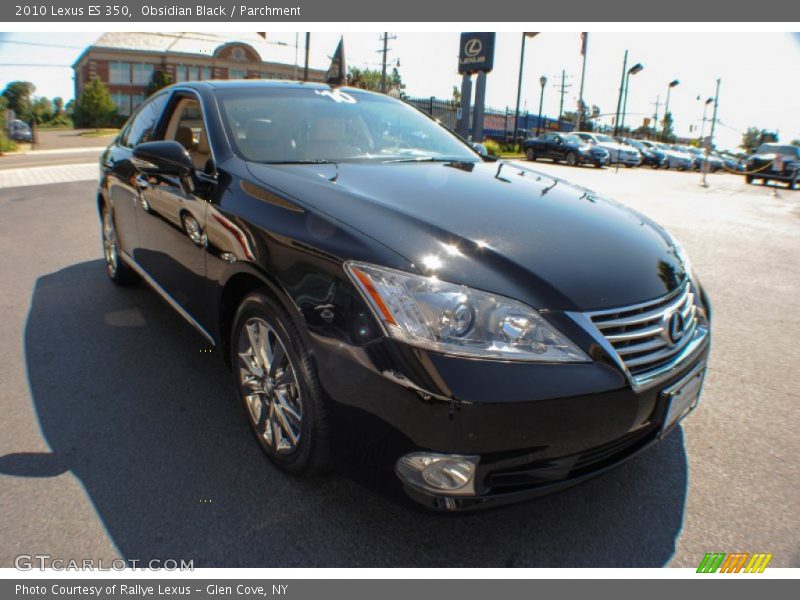 Obsidian Black / Parchment 2010 Lexus ES 350