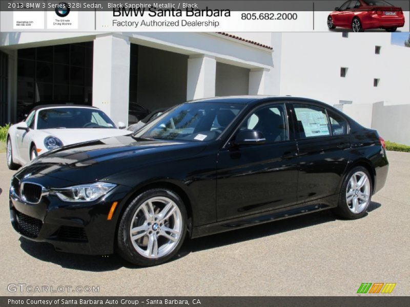 Black Sapphire Metallic / Black 2013 BMW 3 Series 328i Sedan