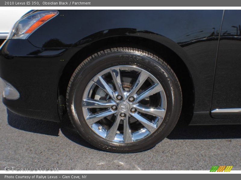 Obsidian Black / Parchment 2010 Lexus ES 350