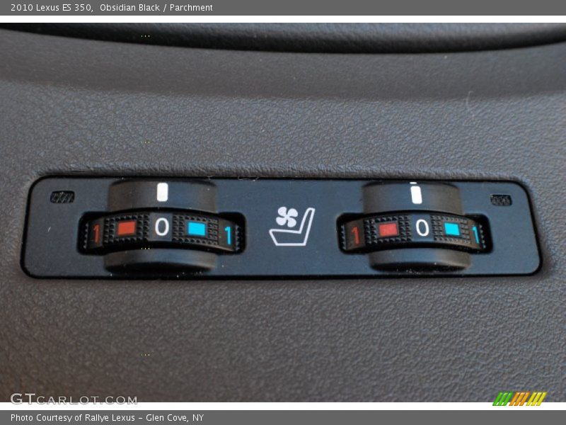 Obsidian Black / Parchment 2010 Lexus ES 350