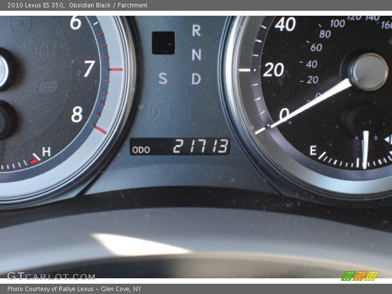 Obsidian Black / Parchment 2010 Lexus ES 350