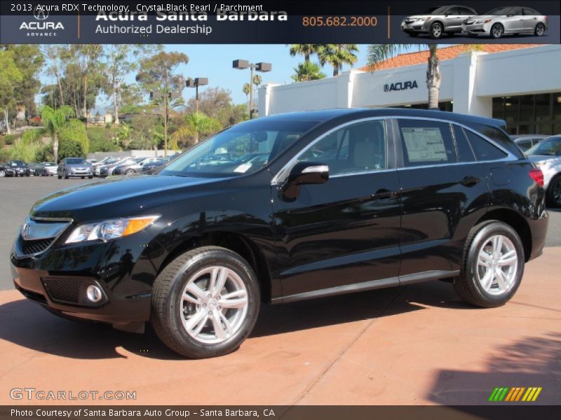 Crystal Black Pearl / Parchment 2013 Acura RDX Technology