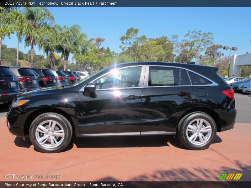 Crystal Black Pearl / Parchment 2013 Acura RDX Technology