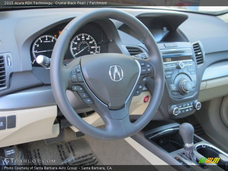Crystal Black Pearl / Parchment 2013 Acura RDX Technology
