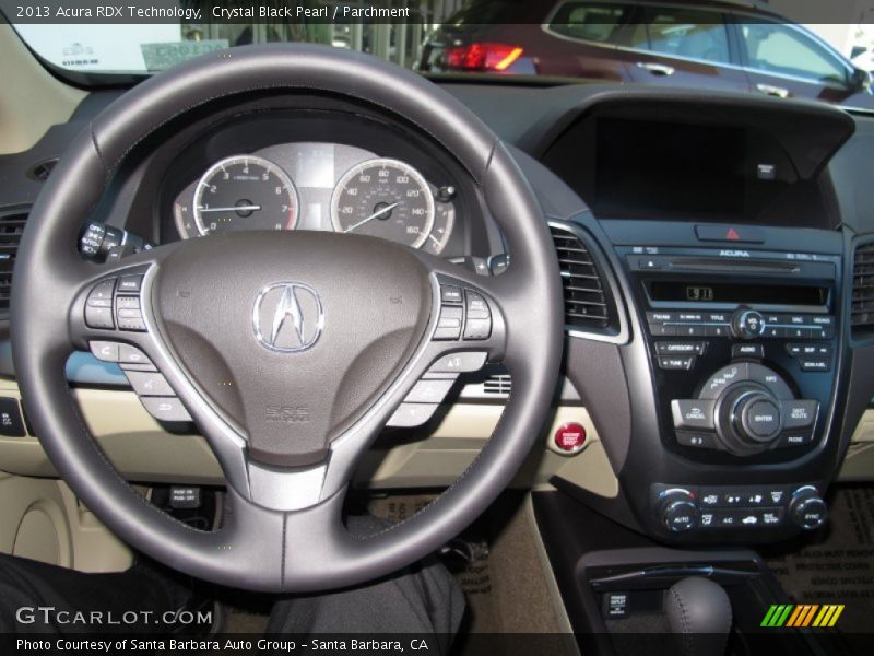 Crystal Black Pearl / Parchment 2013 Acura RDX Technology