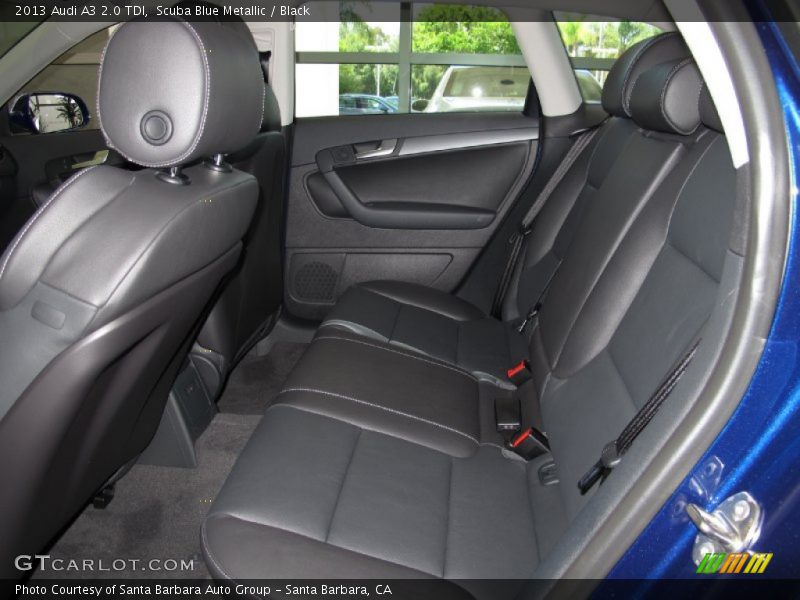 Rear Seat of 2013 A3 2.0 TDI