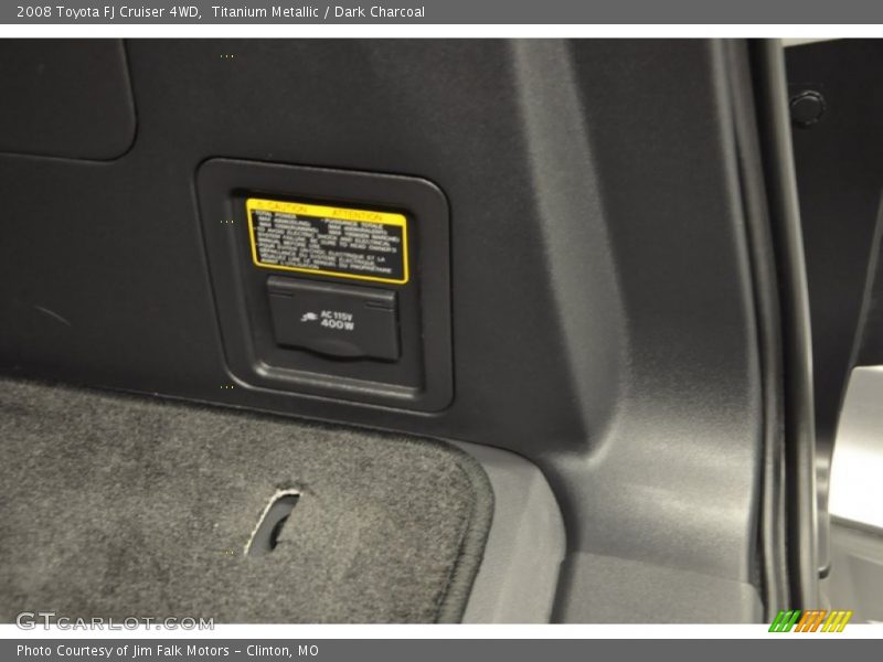 Titanium Metallic / Dark Charcoal 2008 Toyota FJ Cruiser 4WD
