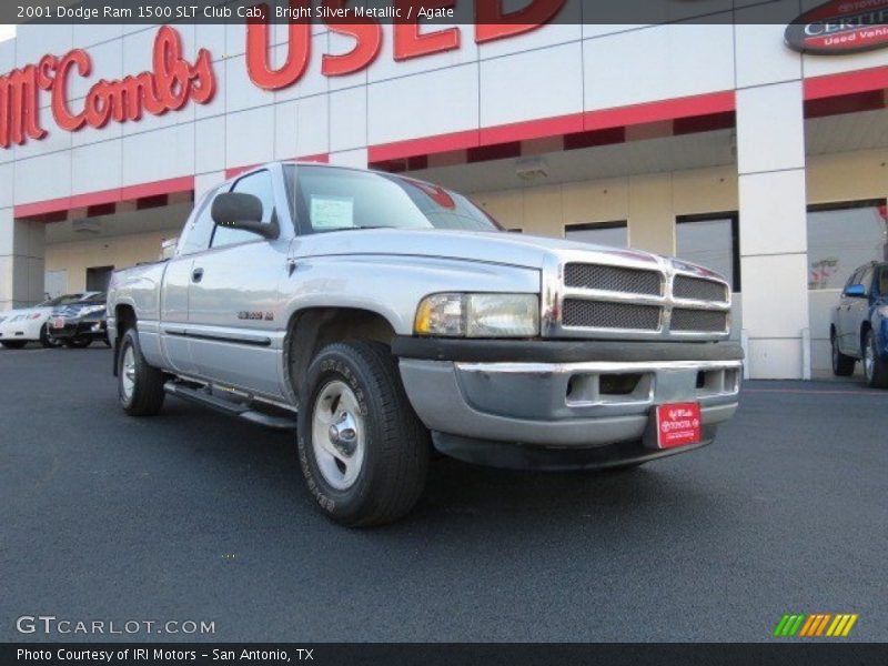 Bright Silver Metallic / Agate 2001 Dodge Ram 1500 SLT Club Cab
