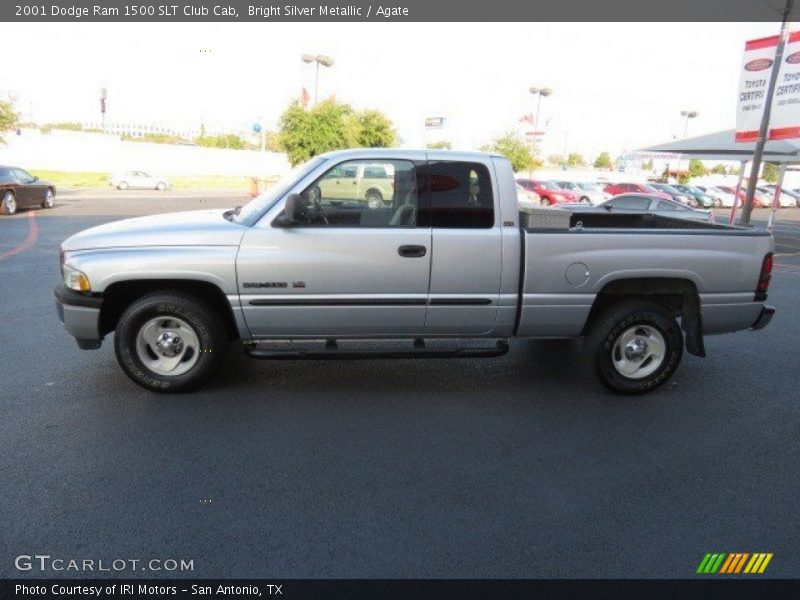 Bright Silver Metallic / Agate 2001 Dodge Ram 1500 SLT Club Cab