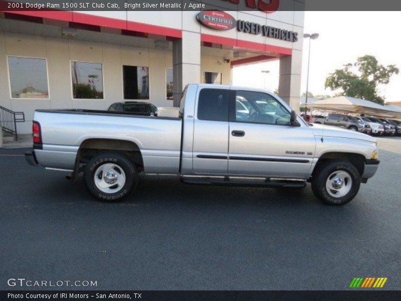 Bright Silver Metallic / Agate 2001 Dodge Ram 1500 SLT Club Cab