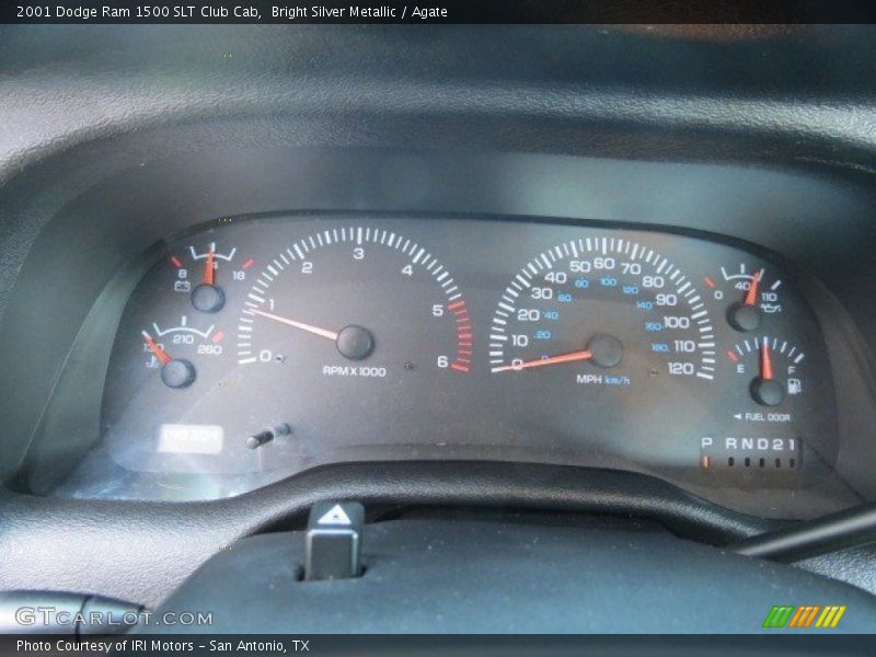 Bright Silver Metallic / Agate 2001 Dodge Ram 1500 SLT Club Cab